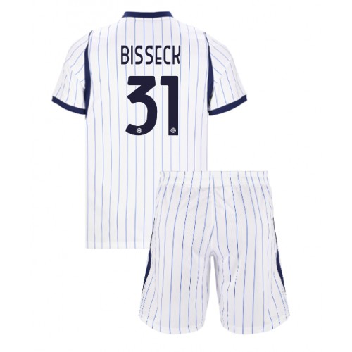 Dječji Nogometni Dres Inter Milan Yann Bisseck #31 Gostujuci 2026-27 Kratak Rukav (+ Kratke hlače)